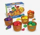 Learning Resources Farmer's Market Color Sorting Set, Homeschool, Play Food for