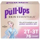 Pull Ups Girls Skin Essentials Potty Training Pants 2T-3T 76 Ct White 16-34