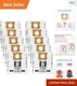 10 Pack VF3503 Vacuum Bags for Ridgid 5-10 Gallon Wet/Dry Vacs - High Efficiency
