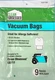 9 pk Clean Obsessed HEPA Vacuum Bags -CO711 Canister / Also Fits Perfect Vac 105